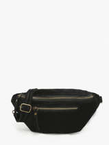 Sac Banane Milano Noir velvet VE24119