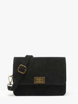 Shoulder Bag Velvet Leather Milano Black velvet VE24115