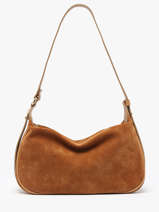 Ccrossbody Shoulder Bag Velvet Caviar Leather Milano Brown velvet caviar VC24113