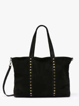 Sac Port paule Velvet Milano Noir velvet VE24113
