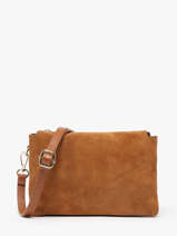 Sac Bandouli�re Velvet Caviar Cuir Milano Marron velvet caviar VC24117