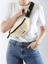 Reversible Belt Bag Cabaia Yellow belt bag BELTBAG-vue-porte