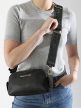 Shoulder Bag Blossom Re Valentino Black blossom re VBS8P215-vue-porte