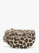 Leather Velvet Leopardo Belt Bag Milano Beige velvet leopardo VL24091