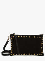 Crossbody Bag Velvet Leather Milano Black velvet VE241111