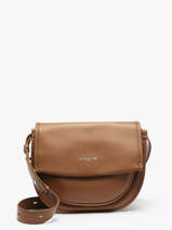 Sac Bandoulire Soft Selma Cuir Lancaster Marron soft selma 2