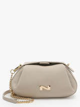 Sac Bandouli�re Nymphea Cuir Nathan baume Beige nymphea 2