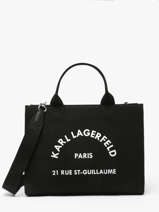 Small Tote Bag Rsg Cotton Karl lagerfeld Black rsg A1W50010