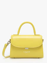Sac Bandouli�re S Suave Cuir Lancaster Jaune suave even 16