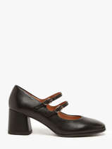 Pumps In Leather Tamaris Black accessoires 44