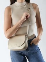 Sac Bandoulire Milano Bao Lancaster Beige milano bao 9-vue-porte
