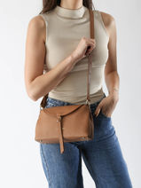 Sac Bandoulire Dune Gaia Cuir Lancaster Marron dune gaia 103-vue-porte