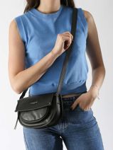 Sac Bandoulire Soft Selma Cuir Lancaster Noir soft selma 1-vue-porte