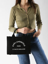 Sac Port� Main Rsg Coton Karl lagerfeld Marron rsg A1W50010-vue-porte