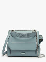 Sac � Main M Ninon Cuir Lancel Bleu ninon A09222