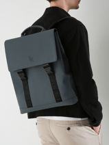 1 Compartment Impulsion Backpack With 15" Laptop Sleeve Etrier Gray impulsion EIMP8221-vue-porte