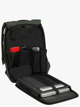 Backpack Samsonite Green securipak 2.0 150941-vue-porte