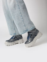 Sneakers Aspha Nc Mid Buffalo Bleu women 1622560-vue-porte