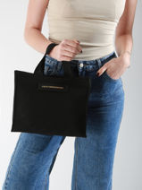 Satchel Print Lola casademunt Black print 11-vue-porte