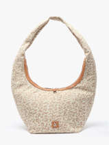 Sac Port paule Leopard Polyester Vanessa wu Beige leopard MA0130