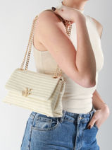 Sac Port� �paule Estival Raphia Vanessa wu Blanc estival MA0100-vue-porte