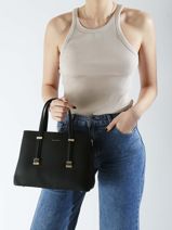 Sac  Main Grained Miniprix Noir grained 7-vue-porte