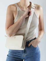 Sac Bandouli�re Th Logotape Tommy hilfiger Blanc th logotape AW17229-vue-porte