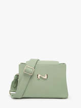 Sac Bandoulire Poppy Cuir Nathan baume Vert eden 2