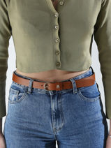 Ceinture Tommy hilfiger Marron essentiel AW16836-vue-porte