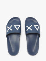 Flip Flops Logo Sun68 Blue men X35102