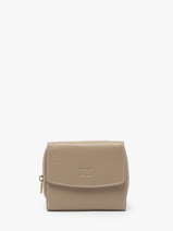 Leather Caviar Wallet Crinkles Beige caviar 14201