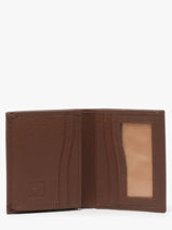 Wallet Leather Crinkles Brown caviar 14178-vue-porte
