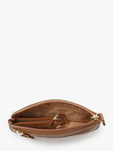 Leather Caviar Coin Purse Crinkles Brown caviar 14036-vue-porte