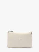 Leather Caviar Coin Purse Crinkles Beige caviar 14538