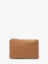 Leather Caviar Coin Purse Crinkles Brown caviar 14538