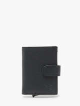 Wallet Caviar Leather Crinkles Blue caviar 14600