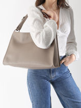 Longchamp Le foulonn� Besaces Gris-vue-porte
