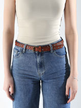 Ceinture Biba Marron accessoires WIN1A-vue-porte