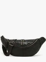 Sac Banane Cuir Biba Noir heritage HAK5L