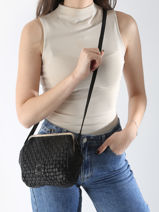 Shoulder Bag Heritage Leather Biba Brown heritage KA21-vue-porte