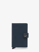 Card Holder Crisple Leather Secrid Blue crisple MC