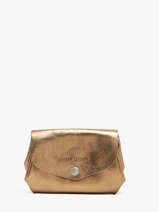 Porte-monnaie Le Gustave Cuir Paul marius Or vintage GUSTAVEM
