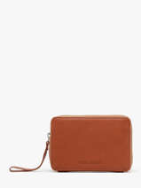 Portefeuille Alice Cuir Paul marius Marron vintage ALICE