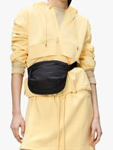 Belt Bag Rains Black city 13180-vue-porte