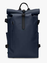 Rolltop Rucksack Large - Backpack Rains Blue city 14590