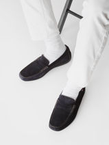 Formal Shoes Afelpado In Leather Fluchos Blue men F2207-vue-porte