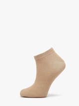 Chaussettes Pieces Beige socks women 17120149