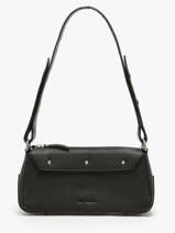 Baguette Vintage Cuir Paul marius Noir vintage BILLIE