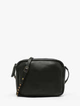 Sac Bandouli�re Leather Cuir Biba Noir leather BET8L