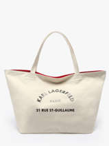 Shoulder Bag Rsg Cotton Karl lagerfeld Beige rsg A1W50006